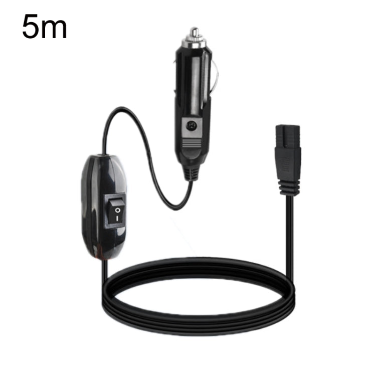 12V/24V Car Refrigerator Cable B Suffix Cigarette Lighter Plug Power Cord, Length:, 1m Without Switch, 1m With Switch, 2m With Switch, 3m Without Switch, 3m With Switch, 4m Without Switch, 4m With Switch, 5m Without Switch, 5m With Switch