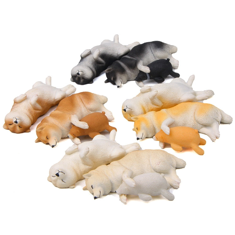 Cute Kawaii Sleeping Pet Figurine Collection Decoration Fridge Magnet, Black Lie Shiba  Inu, Yellow Lie Shiba  Inu, Coffee Lie Shiba  Inu, Beige  Lie Shiba  Inu, Black Side Lying  Shiba  Inu, Yellow Side Lying  Shiba  Inu, Coffee Side Lying  Shiba  Inu...