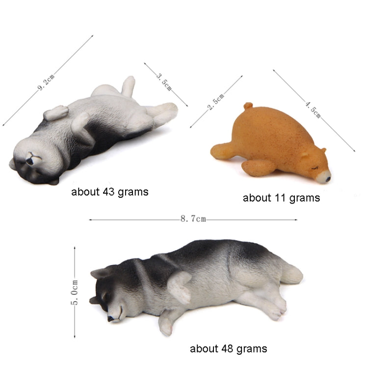 Cute Kawaii Sleeping Pet Figurine Collection Decoration Fridge Magnet, Black Lie Shiba  Inu, Yellow Lie Shiba  Inu, Coffee Lie Shiba  Inu, Beige  Lie Shiba  Inu, Black Side Lying  Shiba  Inu, Yellow Side Lying  Shiba  Inu, Coffee Side Lying  Shiba  Inu...