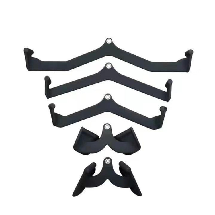 V-shaped Handles Attachments for Pulley and Lat Pulldown Machines, 5 In 1, 8 In 1, No. 1 Opposite, No. 2 Outgoing, No. 6 Biceps Up Pull, No. 7 Triceps Up Pull, No. 8 Triceps Down Pull