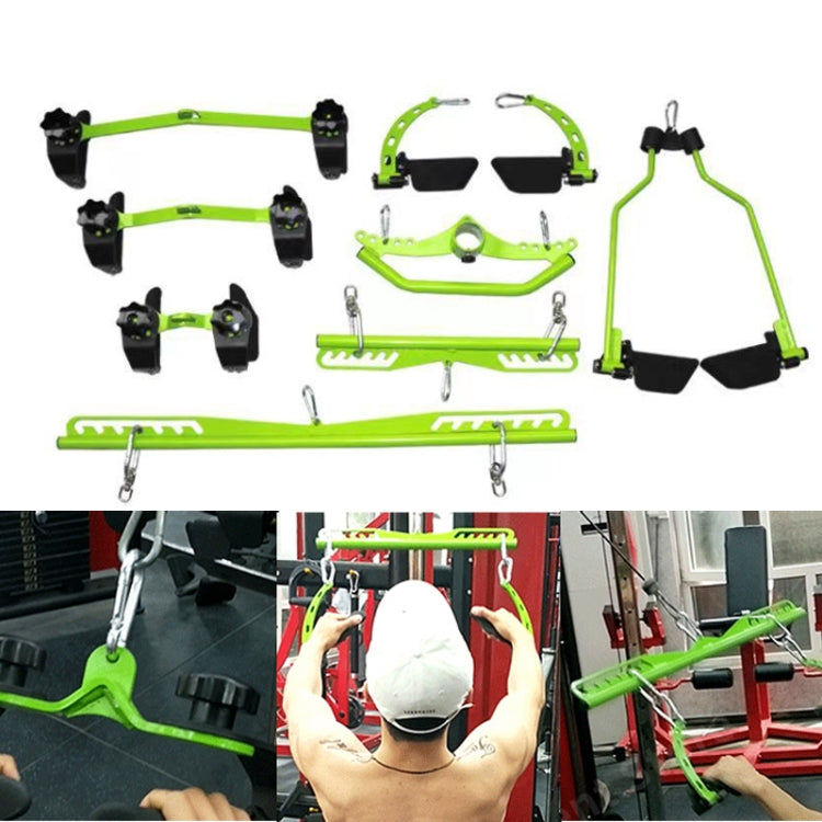 Lat Pull Down Grips Handle Back Blaster Strength Training Home Gym Rowing Machine Attachments, 8pcs/set