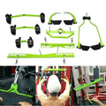 Lat Pull Down Grips Handle Back Blaster Strength Training Home Gym Rowing Machine Attachments, 8pcs/set