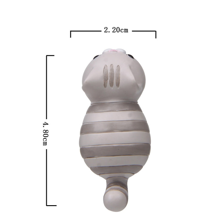 Cute Cartoon Cat 3D Fridge Magnet Mobile Phone Case Material, Money Pattern Cat, 3 -color Cat, White Scarf Cat, Gray Striped Cat