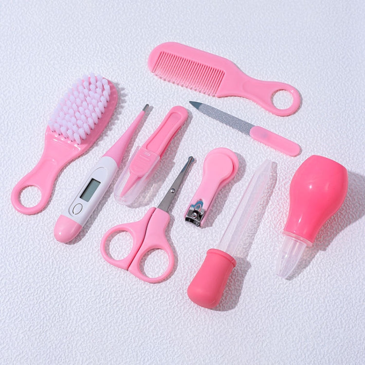 JR-6014 Children Cleaning Care Set Maternal and Baby Grooming Supplies Care Tools, 9pcs/set Blue, 9pcs/set Pink, 10pcs/set Blue, 10pcs/set Pink