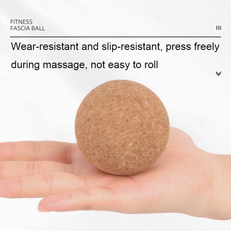 YG049 High-Density Cork Yoga Massage Ball Fitness Fascia Balls, Diameter 65mm, Diameter 70mm, Diameter 80mm, Diameter 100mm, Diameter 120mm