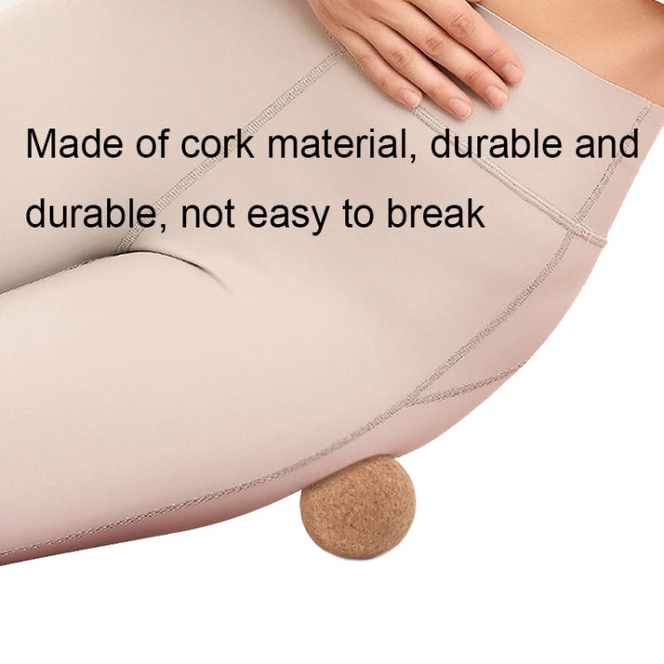 YG049 High-Density Cork Yoga Massage Ball Fitness Fascia Balls, Diameter 65mm, Diameter 70mm, Diameter 80mm, Diameter 100mm, Diameter 120mm