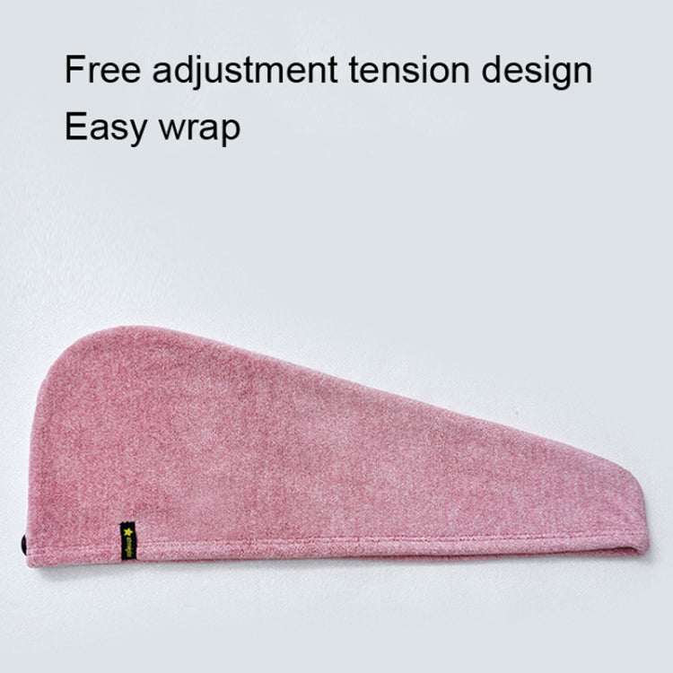 Coral Velvet Quick Dry Absorbent Hair Dryer Hat Plus Thicken Shower Cap Hotel Household Wrap Head Towel
