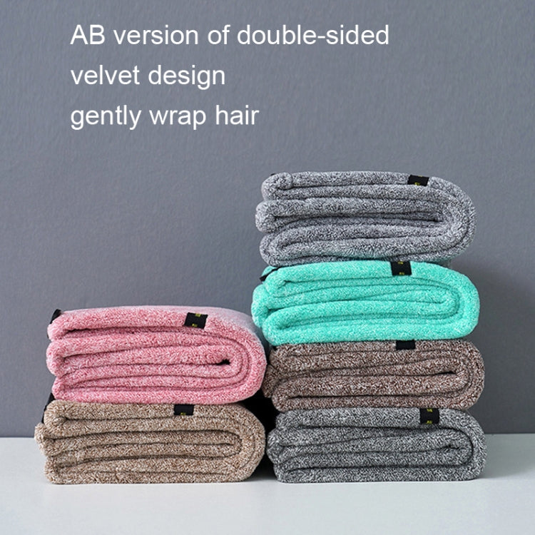 Coral Velvet Quick Dry Absorbent Hair Dryer Hat Plus Thicken Shower Cap Hotel Household Wrap Head Towel