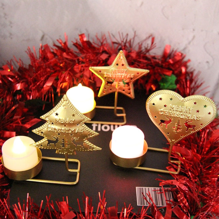 DH2303-03 Metal Retro Iron Art Candlesticks Ornament Table Candle Cup Decoration Props, A Gold, A Black Gold, B Gold, B Black Gold, C Gold, Christmas A Gold, Christmas A Black Gold, Christmas B Gold, Christmas B Black Gold, Christmas C Black Gold