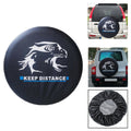 PVC Faux Leather Spare Wheel Cover Rear Tire Protector, 14 inch, 15 inch, 16 inch, 17 inch