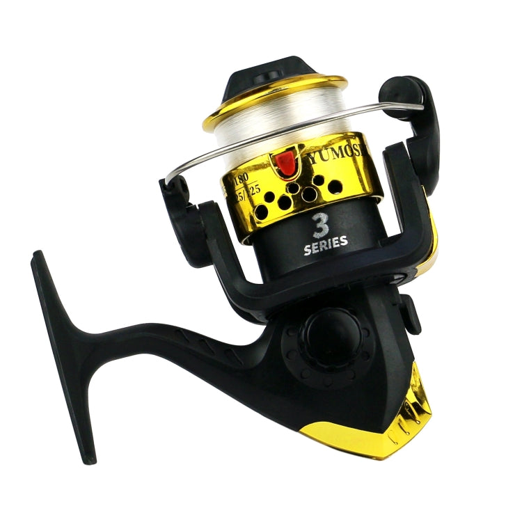 YUMOSHI JL200 Spinning Reel With Line, With Line(Electroplated Yellow), With Line(Electroplated Red), With Line(Electroplated Silver), With Line(Electroplated Green), With Line(Electroplated Blue)
