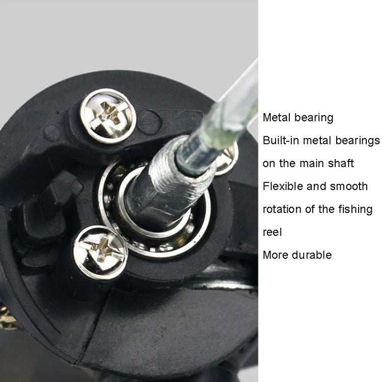 YUMOSHI JL200 Spinning Reel With Line, With Line(Electroplated Yellow), With Line(Electroplated Red), With Line(Electroplated Silver), With Line(Electroplated Green), With Line(Electroplated Blue)