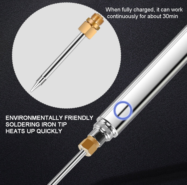 5V 15W Rechargeable Wireless Soldering Iron DIY Mini Soldering Pen, 5V 15W