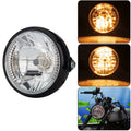 Motorcycle 7 Inch LED Headlight Angel Ring With Steering Function, PE-D7inS01