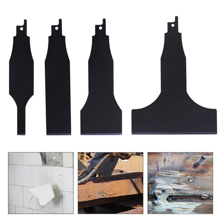 Saber Saw Multifunctional Spatula Scraper Cleaning Tools, 10mm, 30mm, 50mm, 100mm, 4 In 1