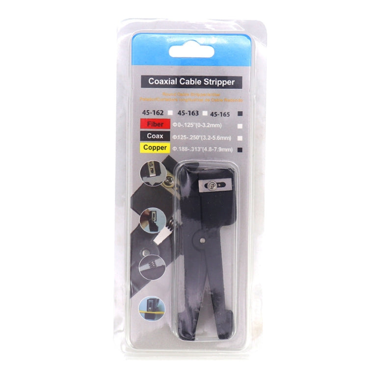 Optical Fiber Stripping Tool Ribbon Tube Horizontal Cable Stripper, Horizontal Black