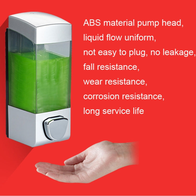 Double Head Wall Mounted Manual Press Soap Dispenser Shampoo Bottle Hand Wash Body Wash Dispenser, Color:, White, Matte, Golden