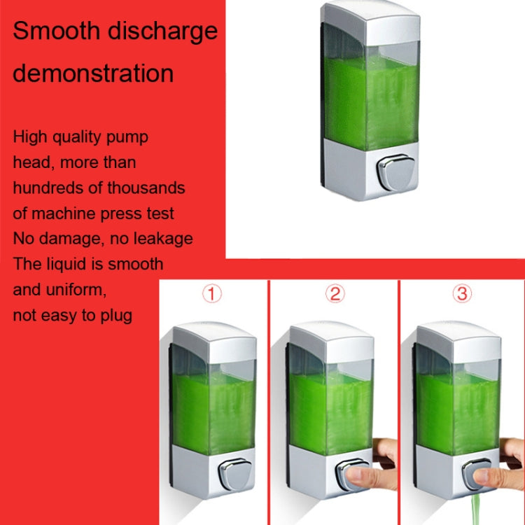 Double Head Wall Mounted Manual Press Soap Dispenser Shampoo Bottle Hand Wash Body Wash Dispenser, Color:, White, Matte, Golden
