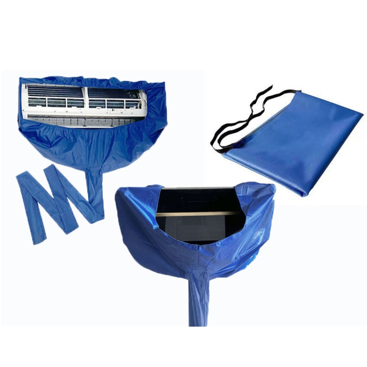 1-2P Air Conditioner Cleaning Cover With Drain Outlet, 1pc Cover, Cover + Protective Wall Cloth, Cover+Hood Cloth Pipe, 3-in-1 Kit, 4-in-1 Kit, 5-in 1Kit