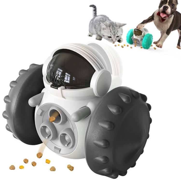087DT Swing Car Pet Food Leaker Without Electric Tumbler Puzzle Balance Car Dog Toy, Black White, Black, Lake Blue, Yellow, Green