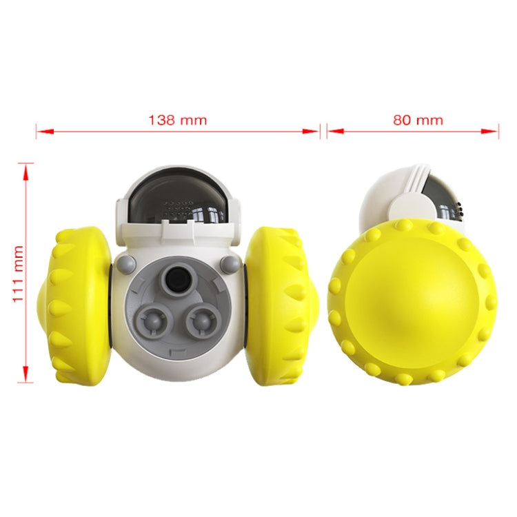 087DT Swing Car Pet Food Leaker Without Electric Tumbler Puzzle Balance Car Dog Toy, Black White, Black, Lake Blue, Yellow, Green