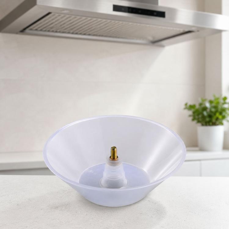 F004 4.8mm Range Hood Oil Connection Box PP Plastic Screw Oil Cup, F004
