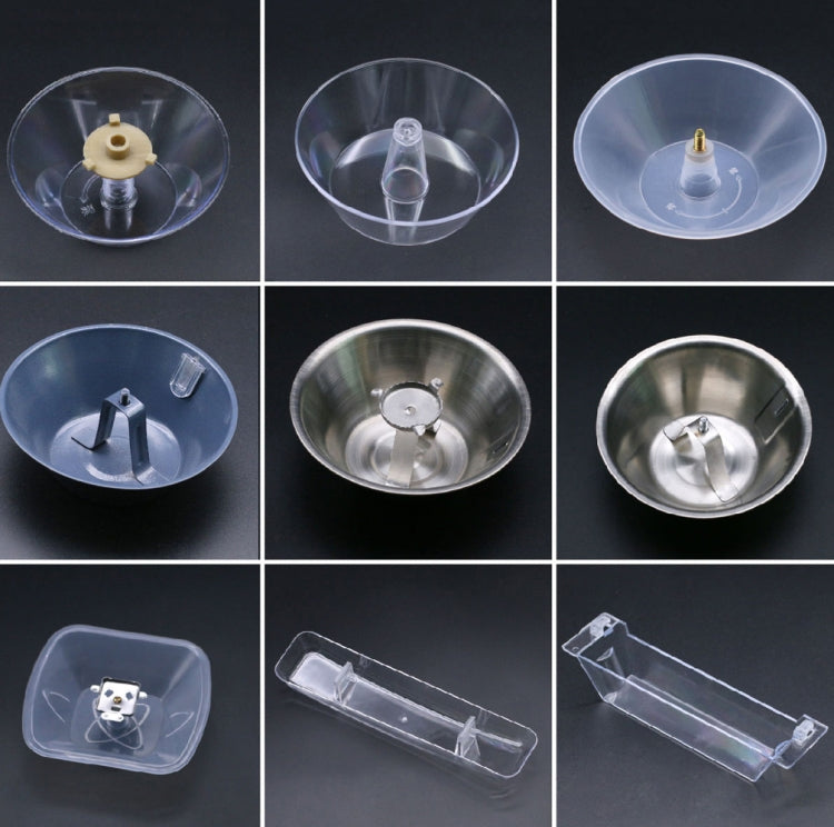 F004 4.8mm Range Hood Oil Connection Box PP Plastic Screw Oil Cup, F004