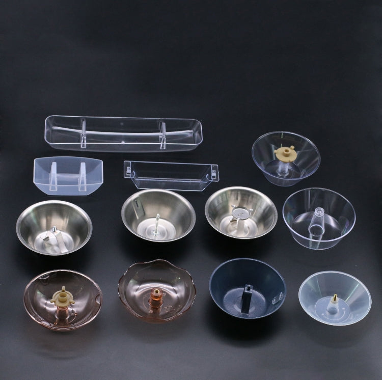 F004 4.8mm Range Hood Oil Connection Box PP Plastic Screw Oil Cup, F004