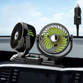 F621 Car Rotatable Turntable Silent Car Double Head Fan, 12V Cigarette Lighter, 24V Cigarette Lighter, High Allocation USB, High Allocation 12V Cigarette Lighter