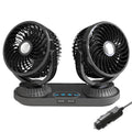 12V/24V Vehicle Electric Oscillating Head Rotatable Double Head Fan, F623U, F623