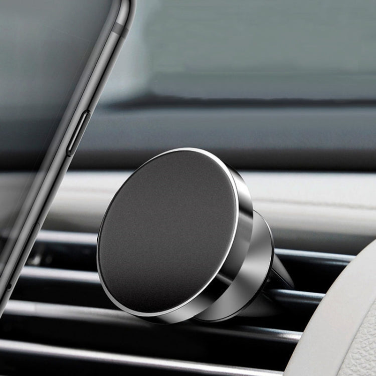 Air Outlet Type Aluminum Alloy Car Magnetic Suction Bracket Navigation Phone Holder, Air Outlet (Black), Air Outlet (Gold), Air Outlet (Silver)