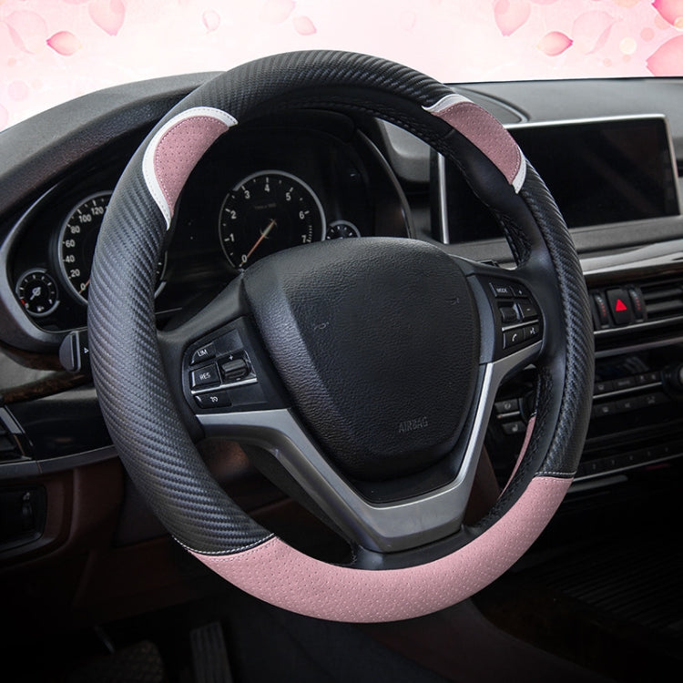 38cm Cute Rabbit Women Cartoon Car Steering Wheel Cover, Round Black Pink, Round Black, Round Black Red, Round Black Rose Red, Round Black Boffee, D  Type Black Pink, D Type Black, D Type Black Red, D Type Black Rose Red, D Type Black Coffee
