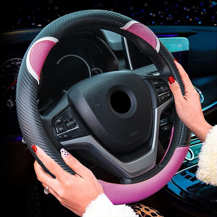38cm Cute Rabbit Women Cartoon Car Steering Wheel Cover, Round Black Pink, Round Black, Round Black Red, Round Black Rose Red, Round Black Boffee, D  Type Black Pink, D Type Black, D Type Black Red, D Type Black Rose Red, D Type Black Coffee