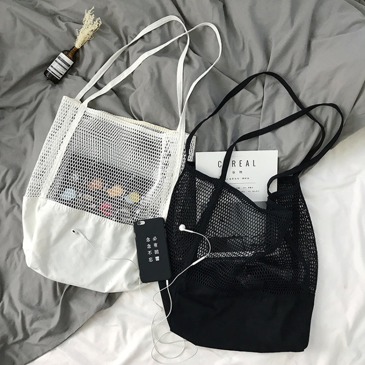 Transparent Mesh Single Shoulder Bag Student Bag