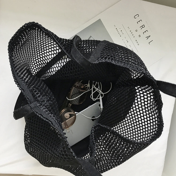 Transparent Mesh Single Shoulder Bag Student Bag