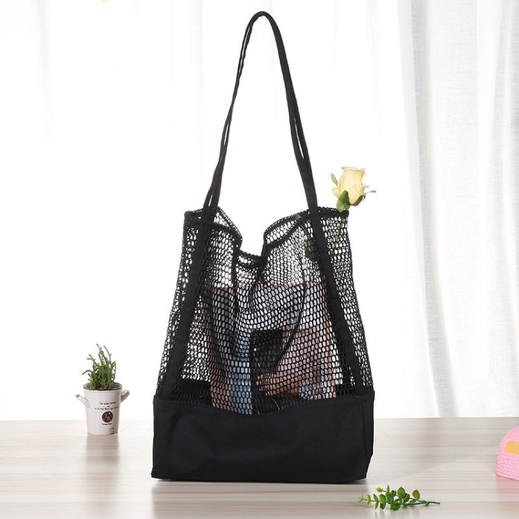 Transparent Mesh Single Shoulder Bag Student Bag
