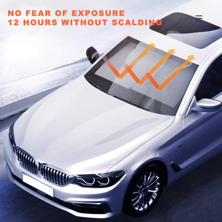 Car Front Windshield Retractable Sun Protection Sunshade Curtain, 70-135cm, 70-135cm+ 4 Mesh Side Curtain