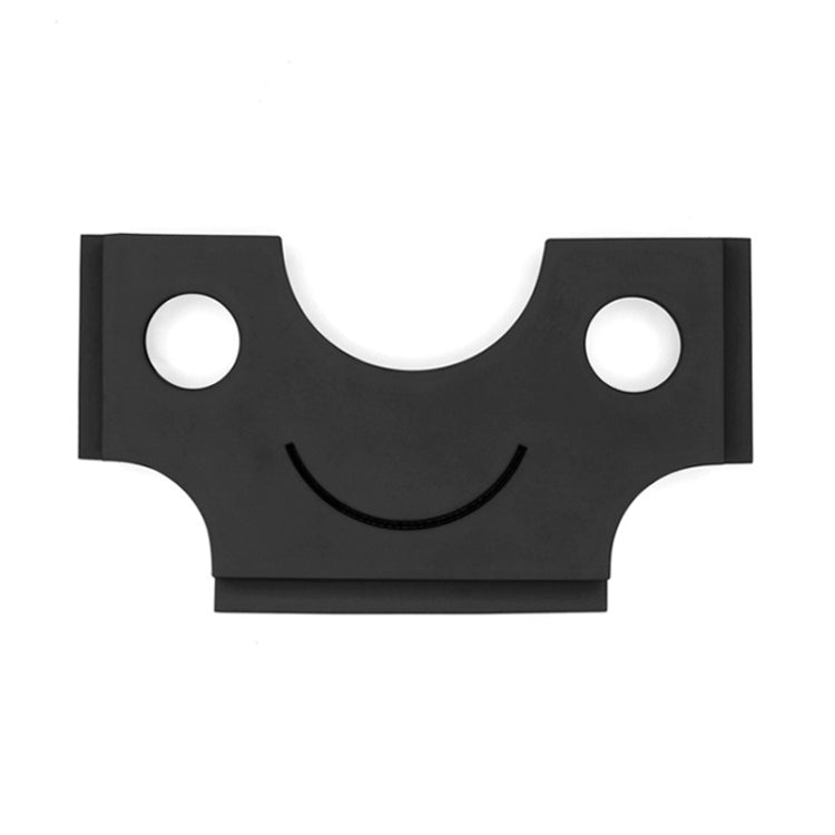 Car Multi-functional Adhesive Bill Card Holder, Smile Black