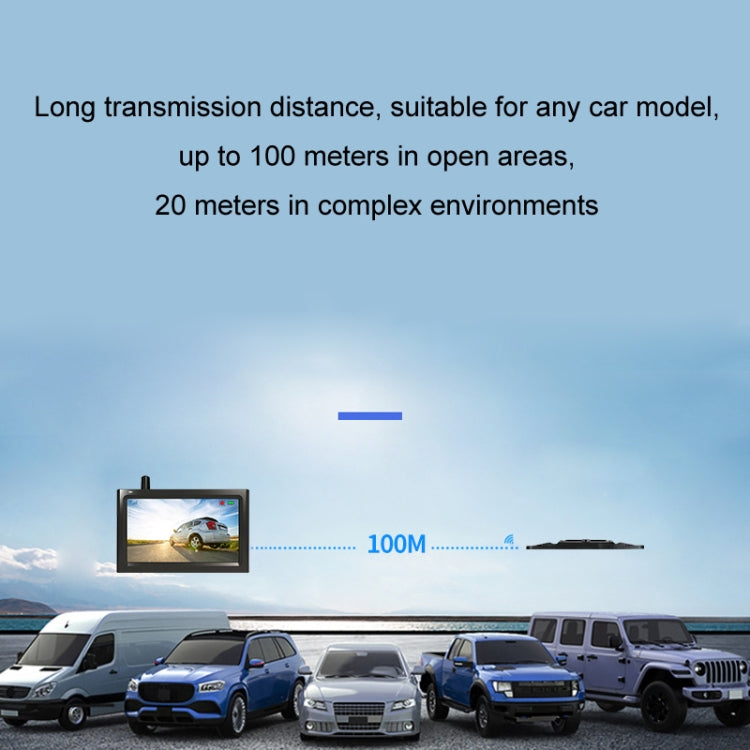 Solar Integrated License Plate Wireless Transmission Camera Reversing Display, BC03