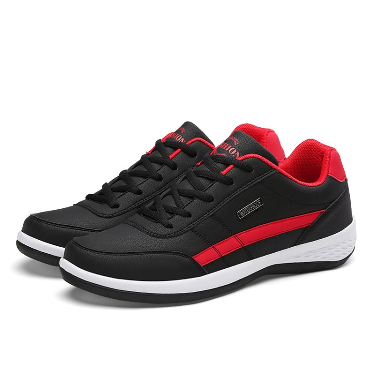 Leather Men Casual Shoes Breathable Leisure Male Sneakers All-Match Men Shoes, 38, 39, 40, 41, 42, 43, 44, 45, 46, 47, 48, 49, 50