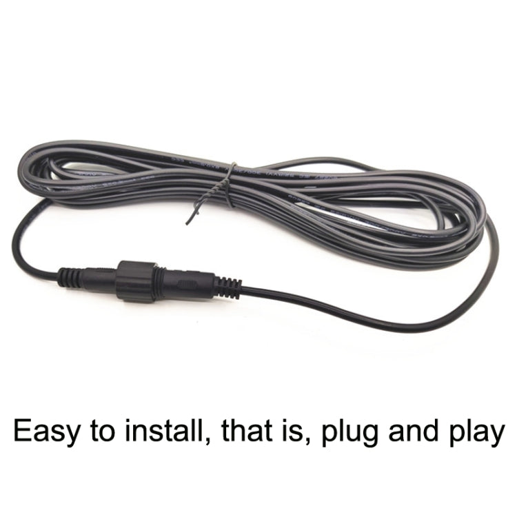 5m 12V/24V Monitoring Universal DC Pump Solar Light Extension Cable, 5m