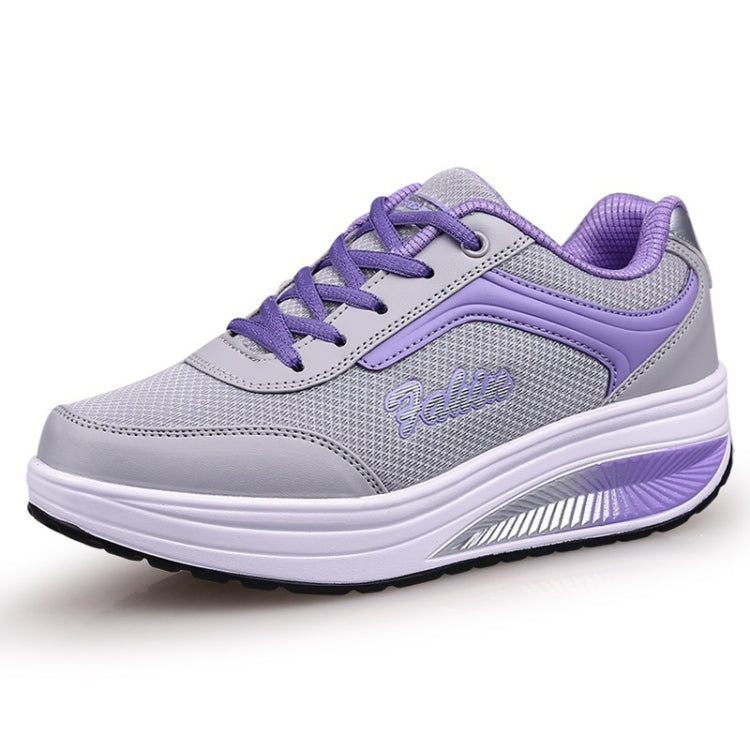 Spring and Autumn Thick Bottom Sports Womens Shoes Rocking Shoes Muffin Shoes, 35, 36, 37, 38, 39, 40, 41, 42, 43