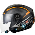 KUQIBAO Motorcycle Smart Bluetooth-compatible Sun Protection Double Lens Safety Helmet, M, L, XL, XXL