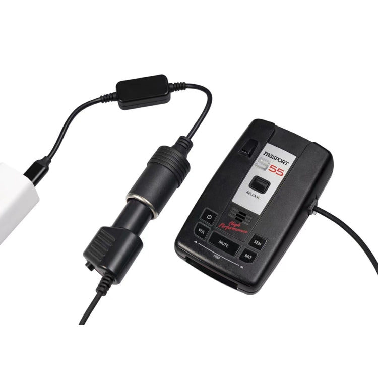 12W Power Driving Recorder TYPE-C to Cigarette Lighter Socket, 60cm