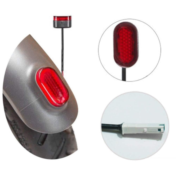 For Xiaomi M365 / PRO Rear Gear Tail Light+Buckle+Battery Connection Line, ail Light+Buckle+Battery Connection Line