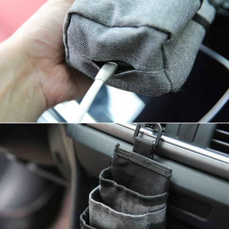 Vehicle Air Outlet Storage Bag Multi-function Document Change Storage Bag