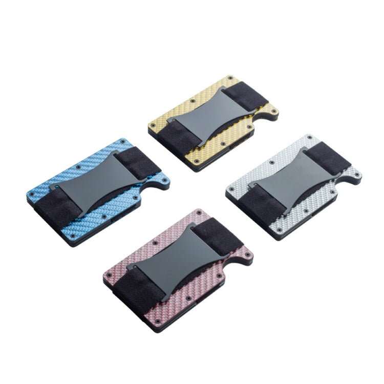 RFID Carbon Fiber Metal Card Holder Multifunctional  Anti-theft Credit Card Box, GS-CF05 Black, GS-CF05 Red, GS-CF05 Blue, GS-CF05 Silver, GS-CF05 Gold