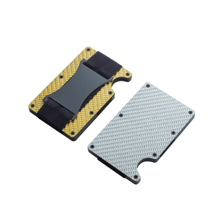 RFID Carbon Fiber Metal Card Holder Multifunctional  Anti-theft Credit Card Box, GS-CF05 Black, GS-CF05 Red, GS-CF05 Blue, GS-CF05 Silver, GS-CF05 Gold