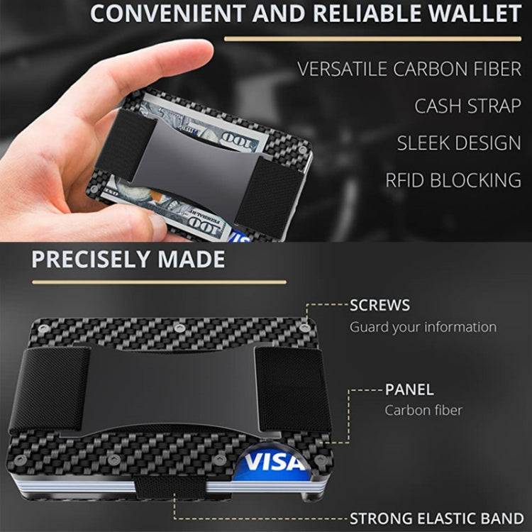 RFID Carbon Fiber Metal Card Holder Multifunctional  Anti-theft Credit Card Box, GS-CF05 Black, GS-CF05 Red, GS-CF05 Blue, GS-CF05 Silver, GS-CF05 Gold