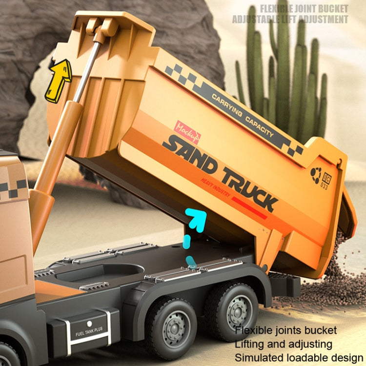 Alloy Engineering Vehicle Toy Children Wisdom Simulation Model Car, JIEDE Dumper, JIEDE Cement Truck, JIEDE Rescue Truck